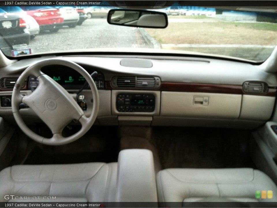 Cappuccino Cream Interior Dashboard for the 1997 Cadillac DeVille Sedan #57982481