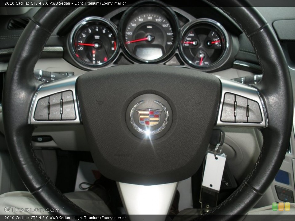 Light Titanium/Ebony Interior Steering Wheel for the 2010 Cadillac CTS 4 3.0 AWD Sedan #57983516