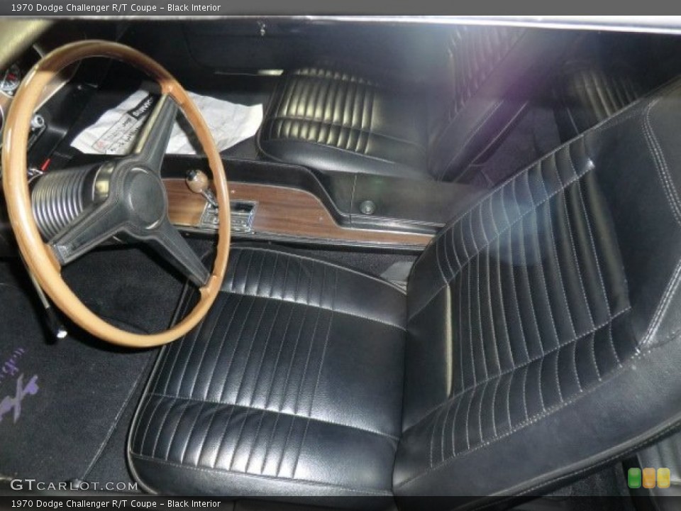 Black Interior Photo for the 1970 Dodge Challenger R/T Coupe #57985052