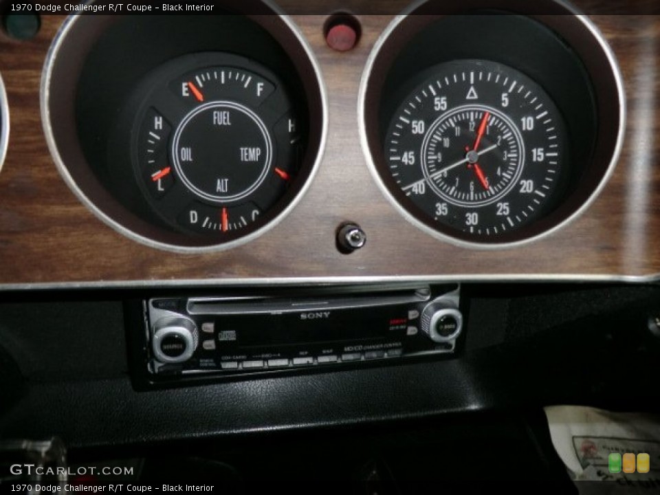 Black Interior Gauges for the 1970 Dodge Challenger R/T Coupe #57985082