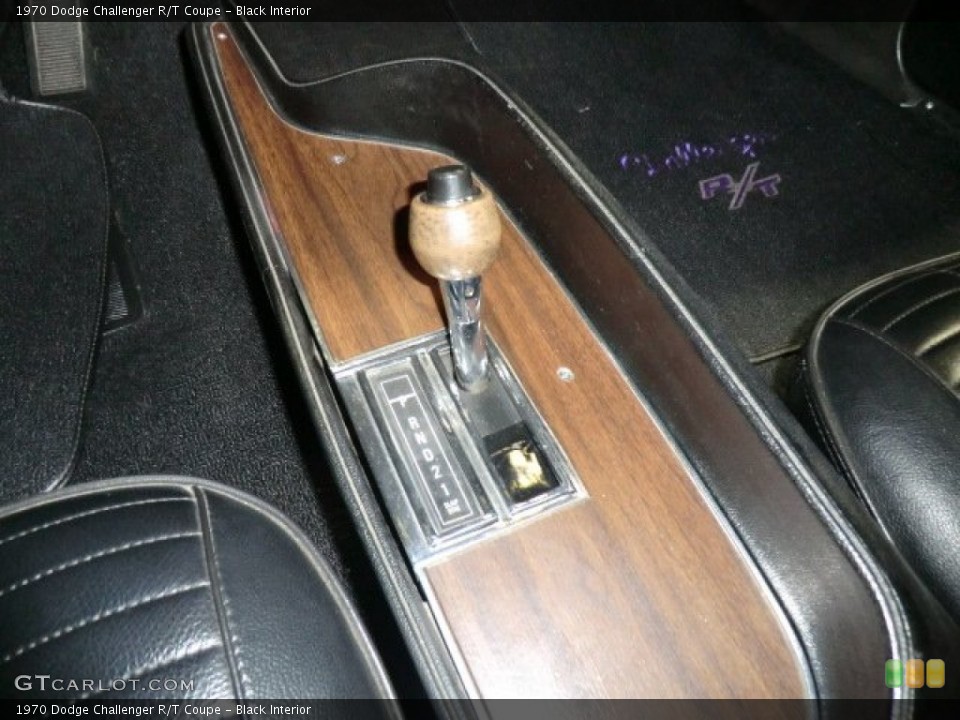 Black Interior Transmission for the 1970 Dodge Challenger R/T Coupe #57985112