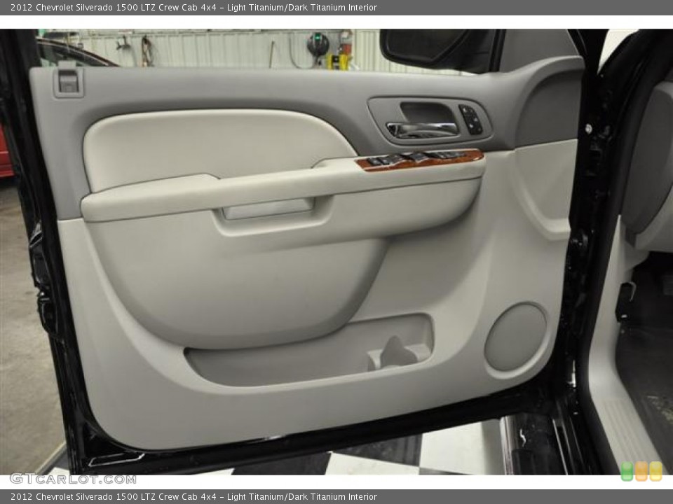 Light Titanium/Dark Titanium Interior Door Panel for the 2012 Chevrolet Silverado 1500 LTZ Crew Cab 4x4 #57985745