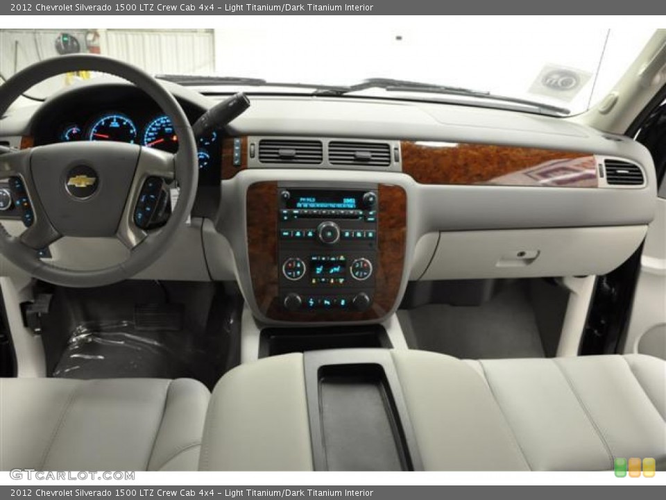 Light Titanium/Dark Titanium Interior Dashboard for the 2012 Chevrolet Silverado 1500 LTZ Crew Cab 4x4 #57985760