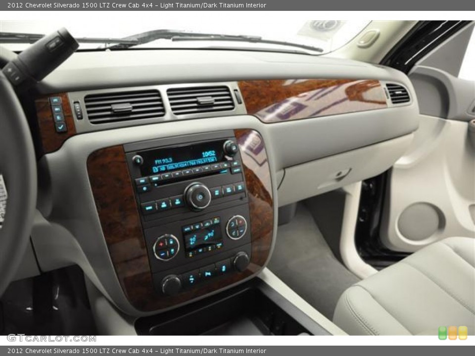 Light Titanium/Dark Titanium Interior Dashboard for the 2012 Chevrolet Silverado 1500 LTZ Crew Cab 4x4 #57985844