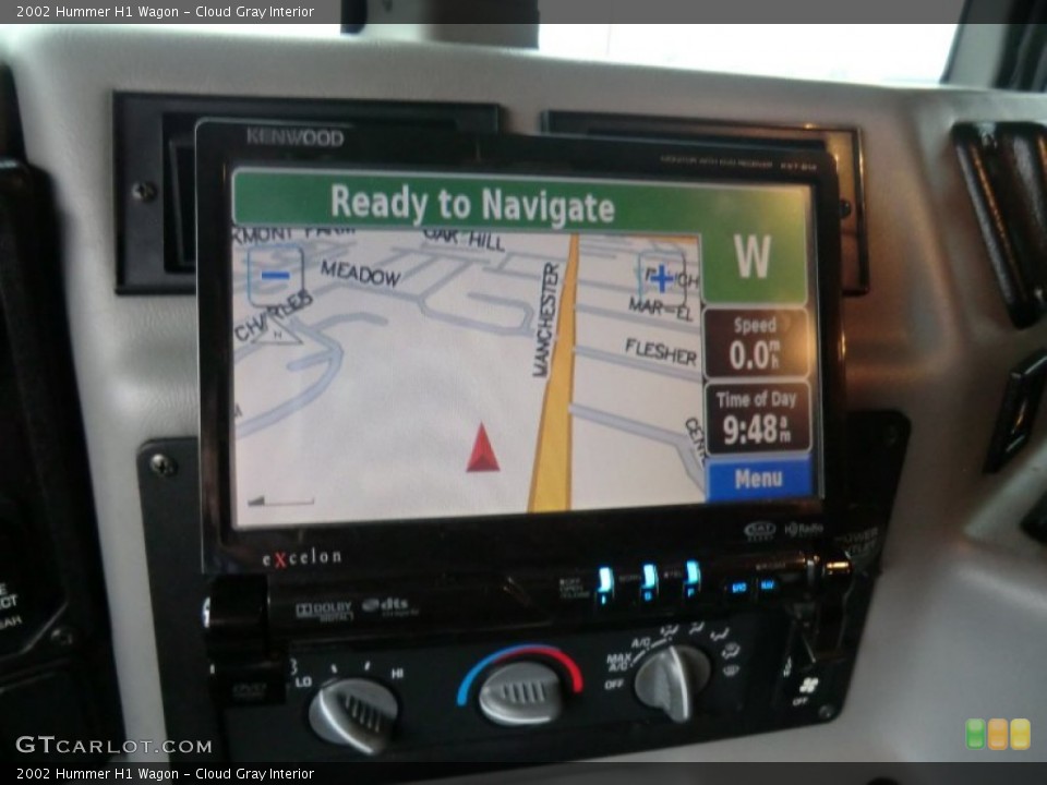 Cloud Gray Interior Navigation for the 2002 Hummer H1 Wagon #57987539