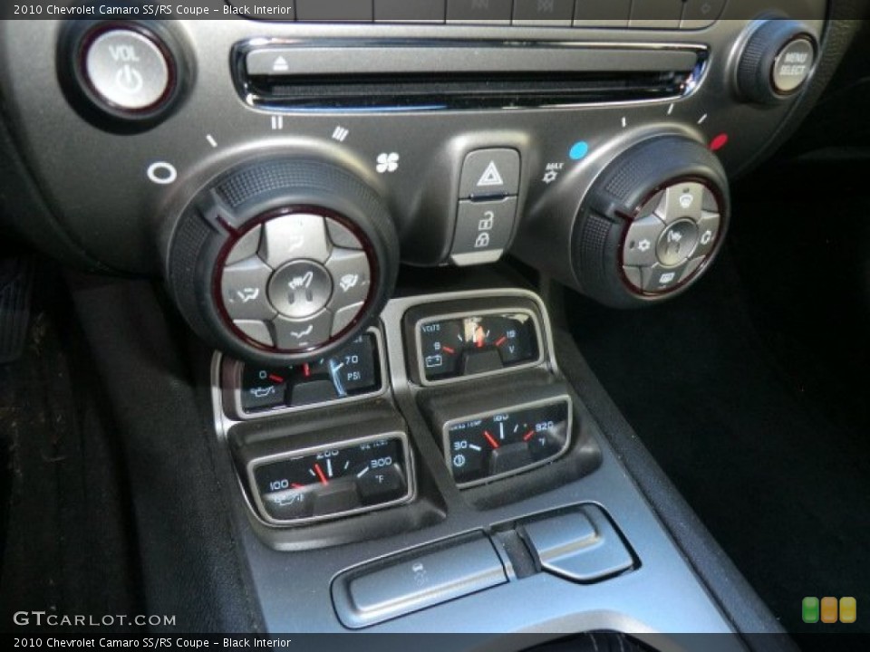 Black Interior Controls for the 2010 Chevrolet Camaro SS/RS Coupe #57989260