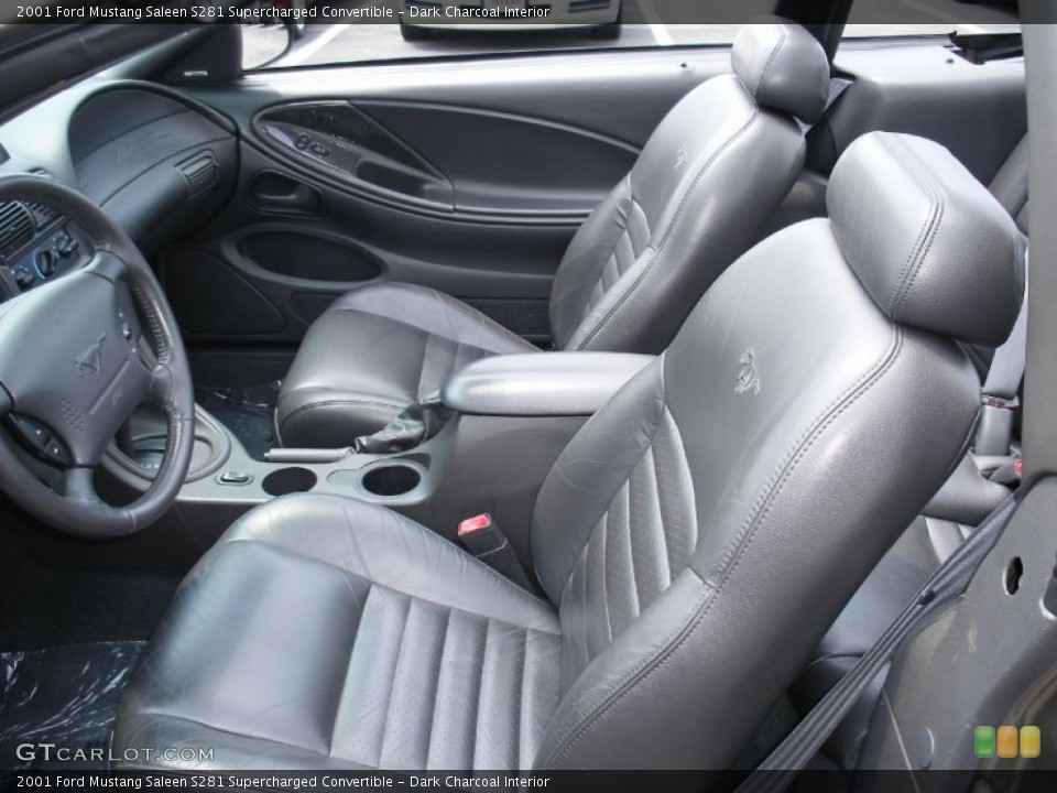 Dark Charcoal Interior Photo for the 2001 Ford Mustang Saleen S281 Supercharged Convertible #57990791