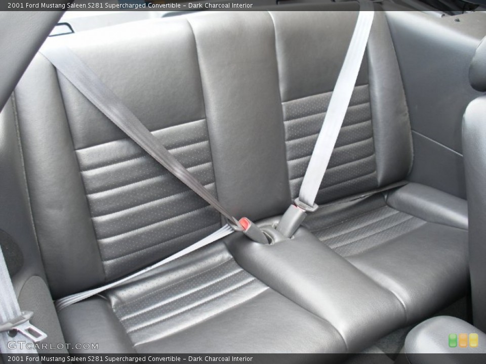 Dark Charcoal Interior Photo for the 2001 Ford Mustang Saleen S281 Supercharged Convertible #57990824