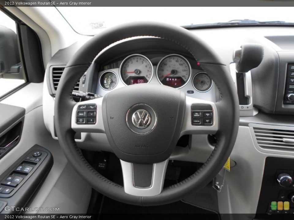 Aero Gray Interior Steering Wheel for the 2012 Volkswagen Routan SE #57990932