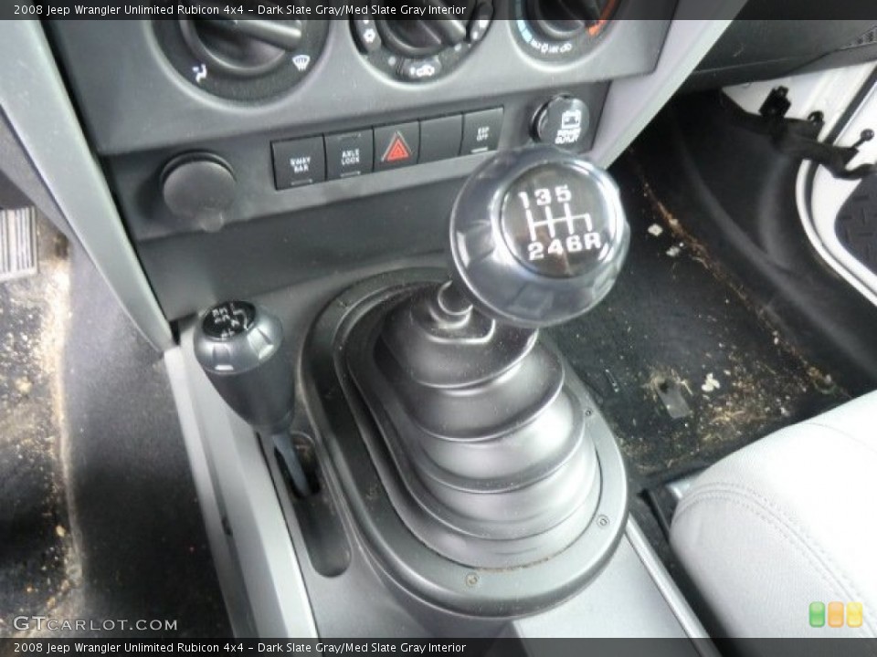 Dark Slate Gray/Med Slate Gray Interior Transmission for the 2008 Jeep Wrangler Unlimited Rubicon 4x4 #57993554
