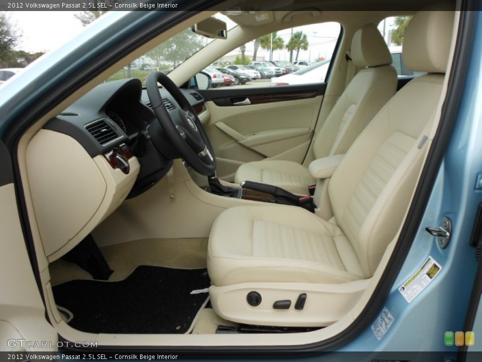Cornsilk Beige Interior Photo for the 2012 Volkswagen Passat 2.5L SEL #57993879