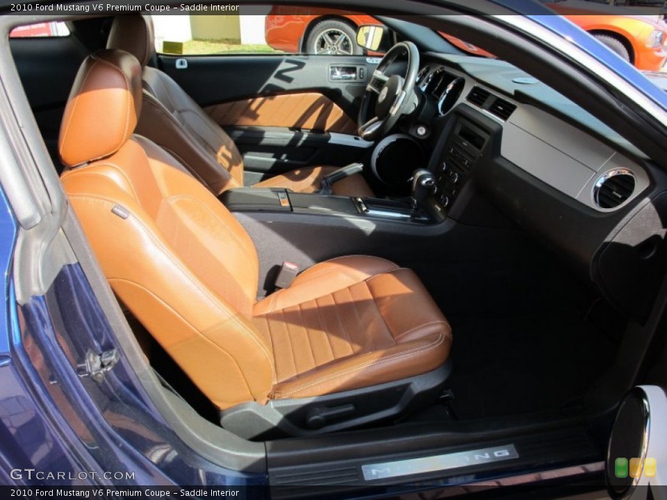 Saddle Interior Photo for the 2010 Ford Mustang V6 Premium Coupe #57997841