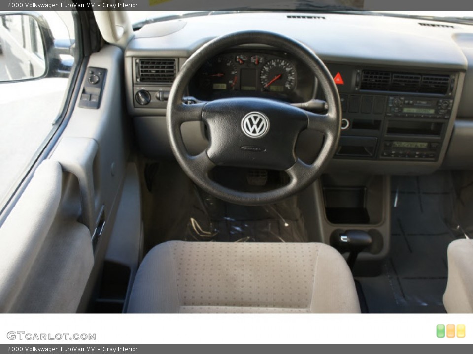 Gray Interior Steering Wheel for the 2000 Volkswagen EuroVan MV #57998954