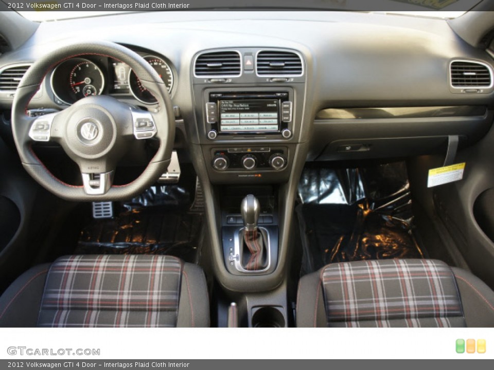 Interlagos Plaid Cloth Interior Dashboard for the 2012 Volkswagen GTI 4 Door #57999053