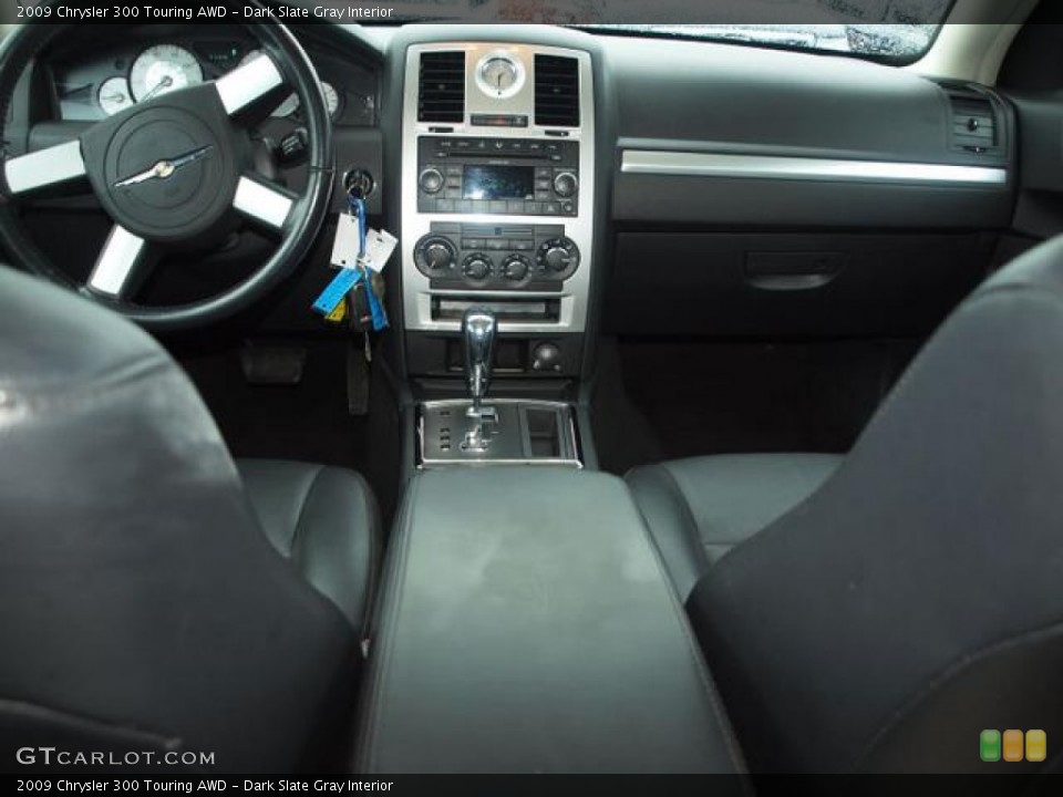 Dark Slate Gray Interior Dashboard for the 2009 Chrysler 300 Touring AWD #57999383
