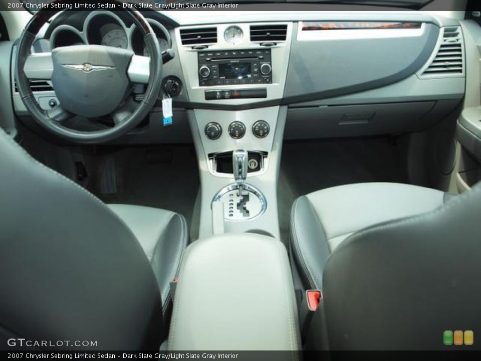 Dark Slate Gray/Light Slate Gray Interior Dashboard for the 2007 Chrysler Sebring Limited Sedan #58000472