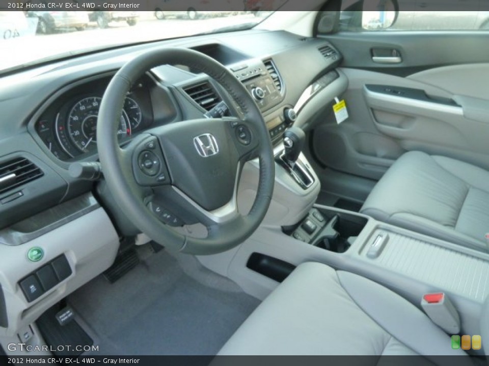 Gray Interior Photo for the 2012 Honda CR-V EX-L 4WD #58005629