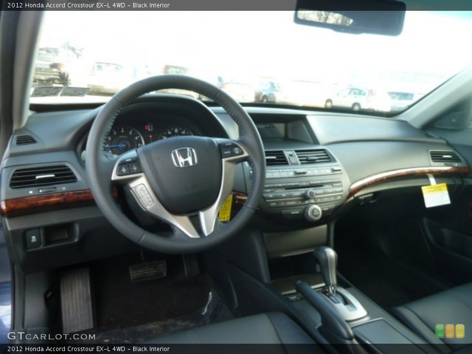 Black Interior Dashboard for the 2012 Honda Accord Crosstour EX-L 4WD #58006451