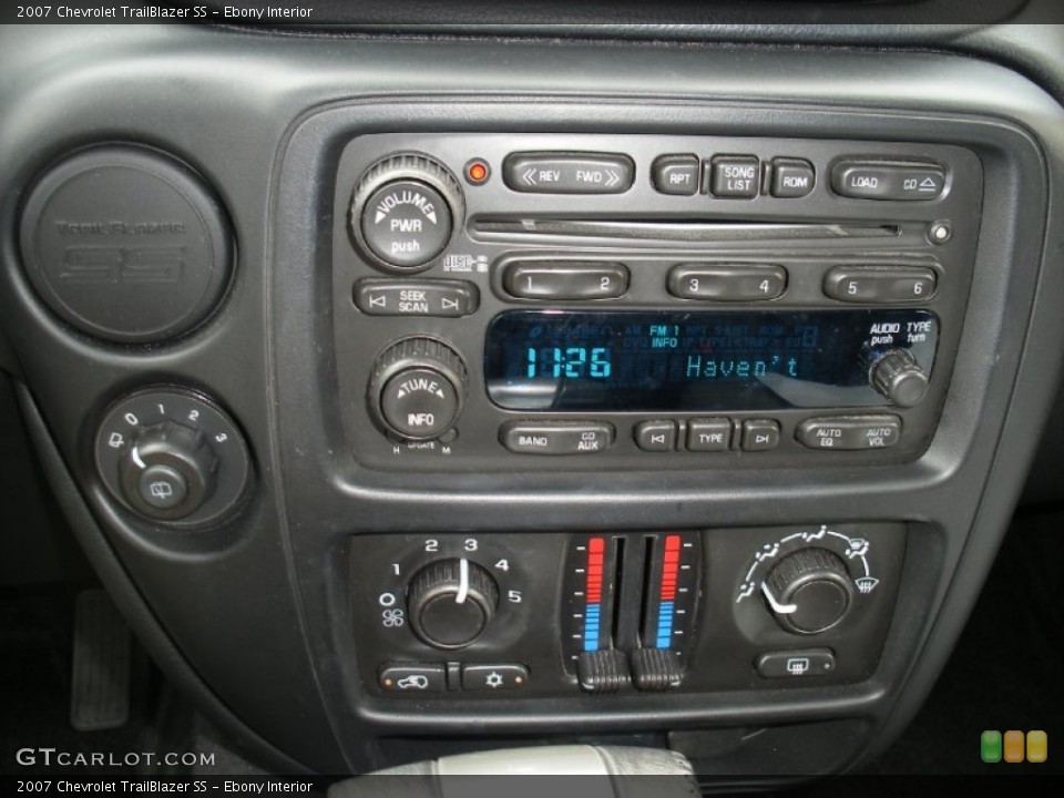Ebony Interior Audio System for the 2007 Chevrolet TrailBlazer SS #58008185