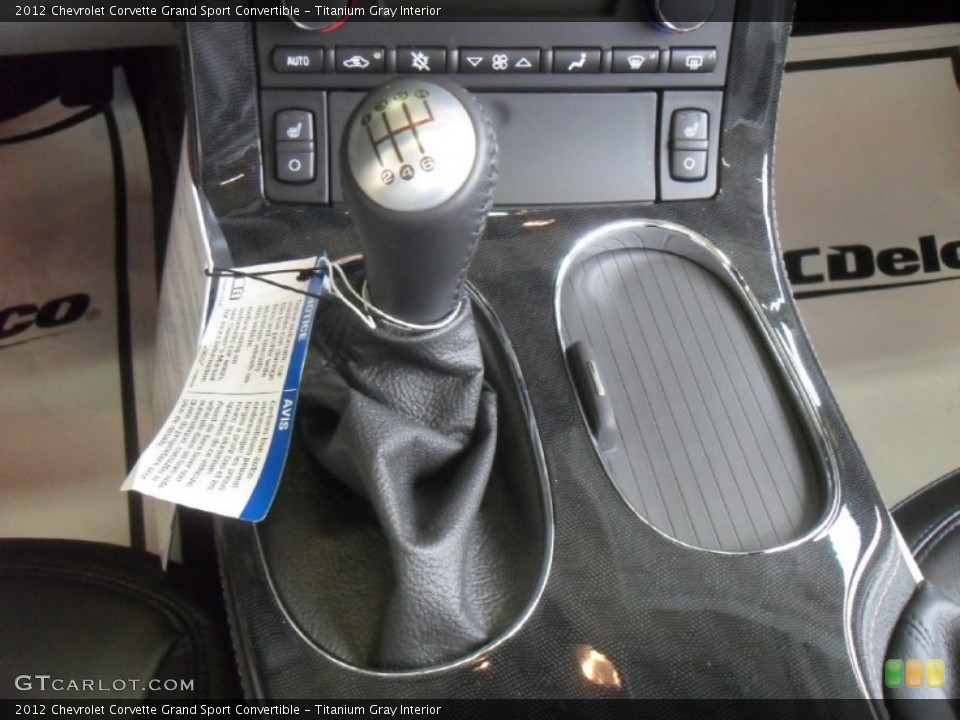 Titanium Gray Interior Transmission for the 2012 Chevrolet Corvette Grand Sport Convertible #58010003