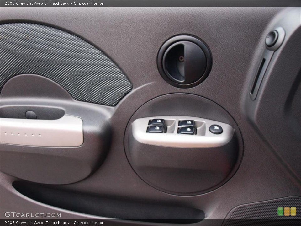 Charcoal Interior Controls for the 2006 Chevrolet Aveo LT Hatchback #58012025