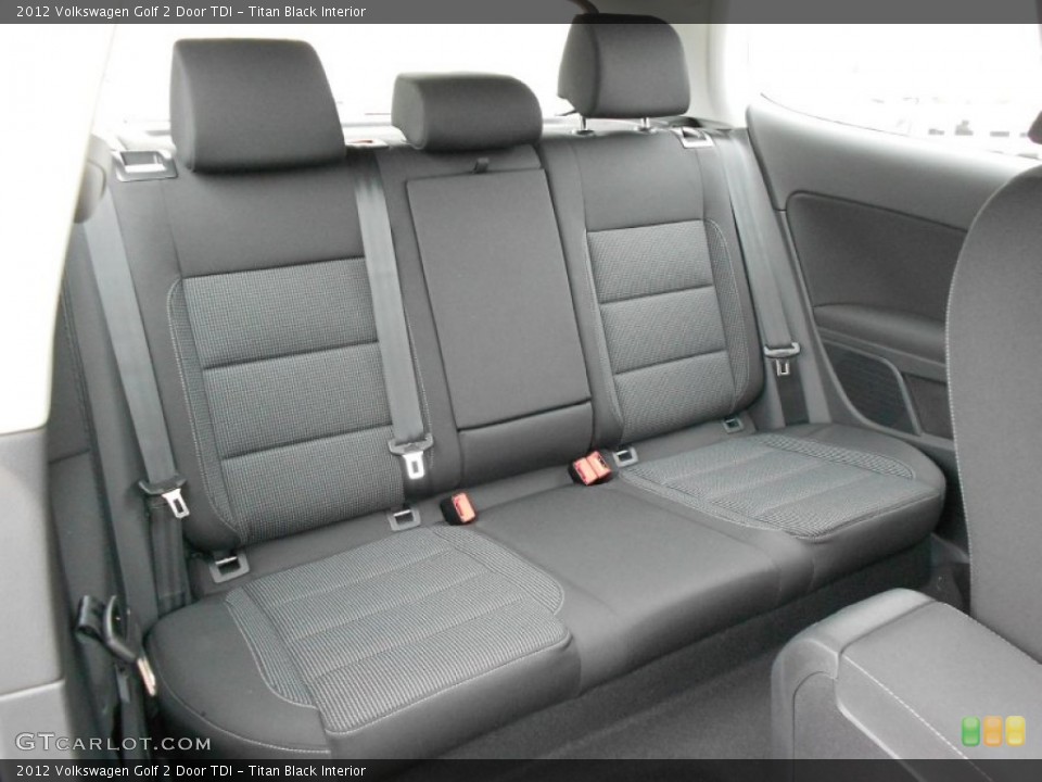 Titan Black Interior Photo for the 2012 Volkswagen Golf 2 Door TDI #58012712