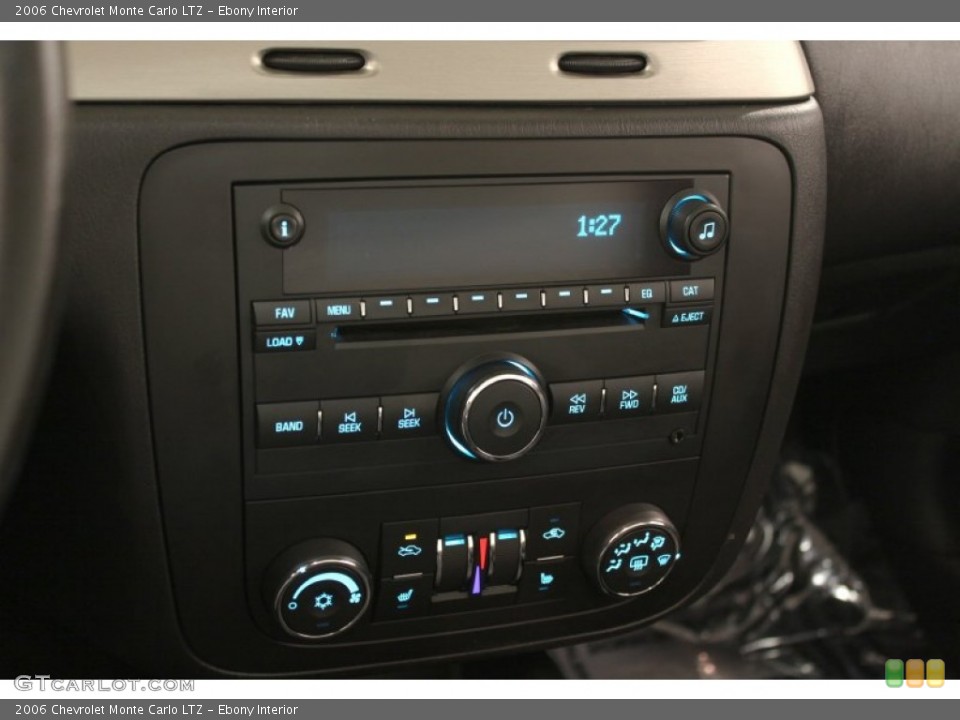 Ebony Interior Controls for the 2006 Chevrolet Monte Carlo LTZ #58013357