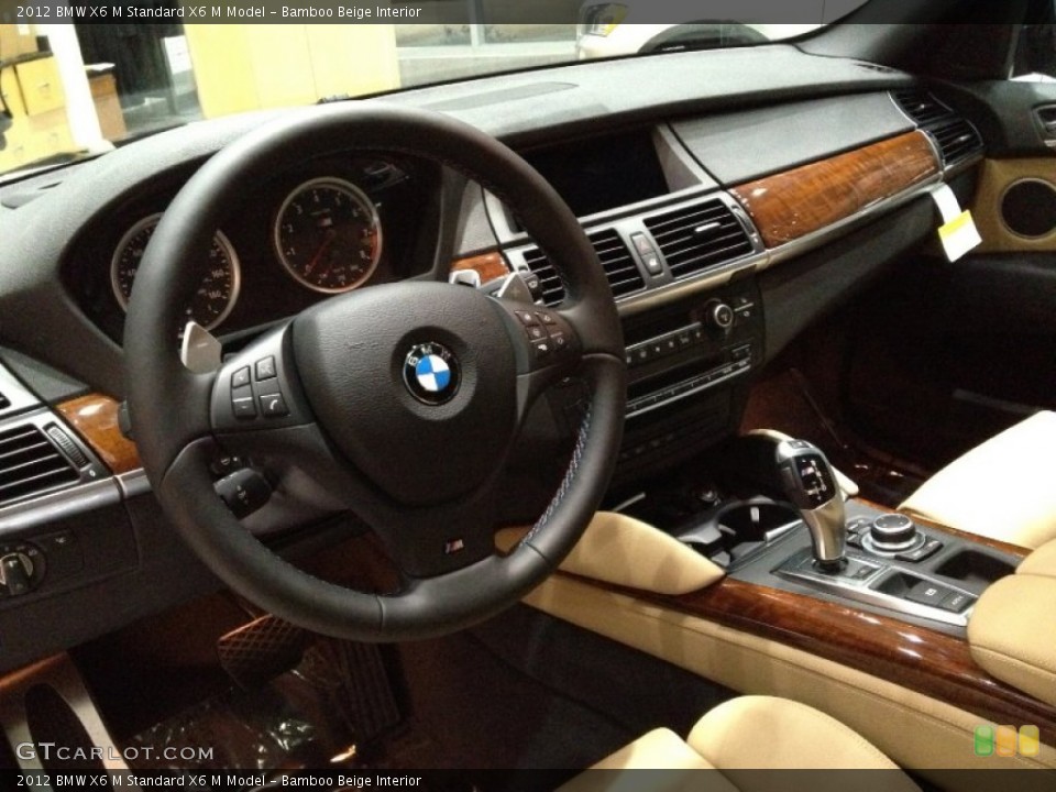 Bamboo Beige Interior Dashboard for the 2012 BMW X6 M  #58013711