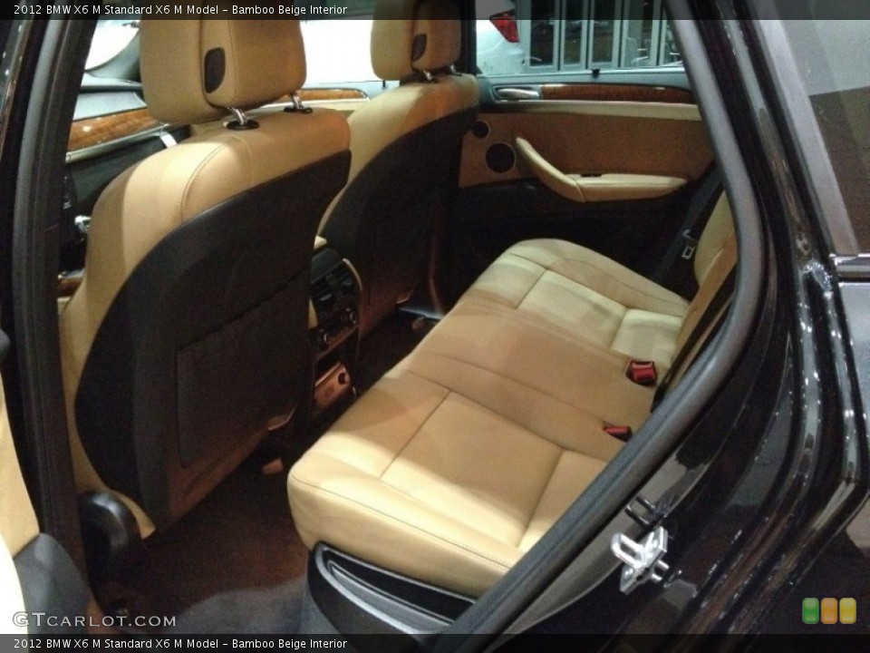 Bamboo Beige 2012 BMW X6 M Interiors