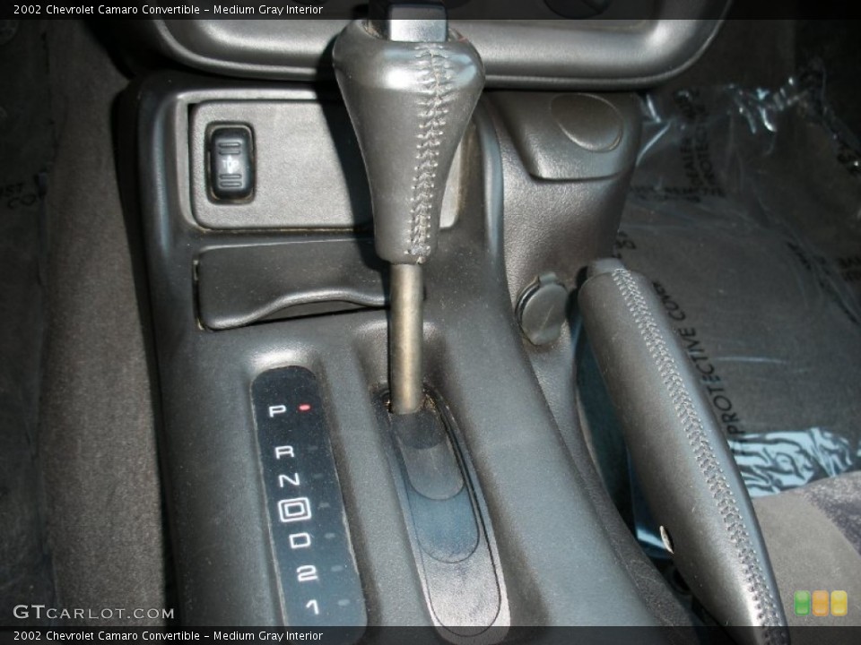 Medium Gray Interior Transmission for the 2002 Chevrolet Camaro Convertible #58014695