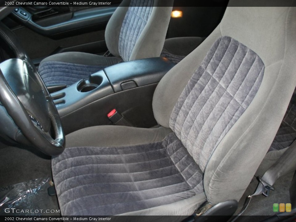 Medium Gray Interior Photo for the 2002 Chevrolet Camaro Convertible #58014740