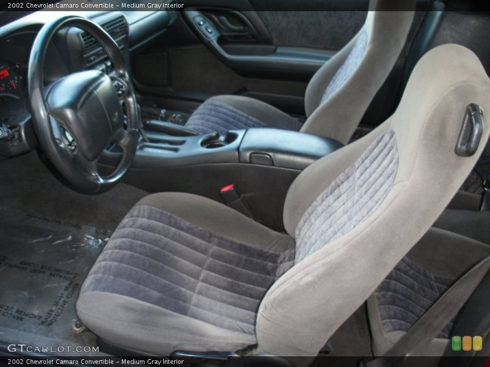 Medium Gray Interior Photo for the 2002 Chevrolet Camaro Convertible #58014764