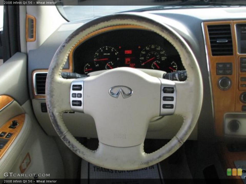 Wheat Interior Steering Wheel for the 2008 Infiniti QX 56 #58015043