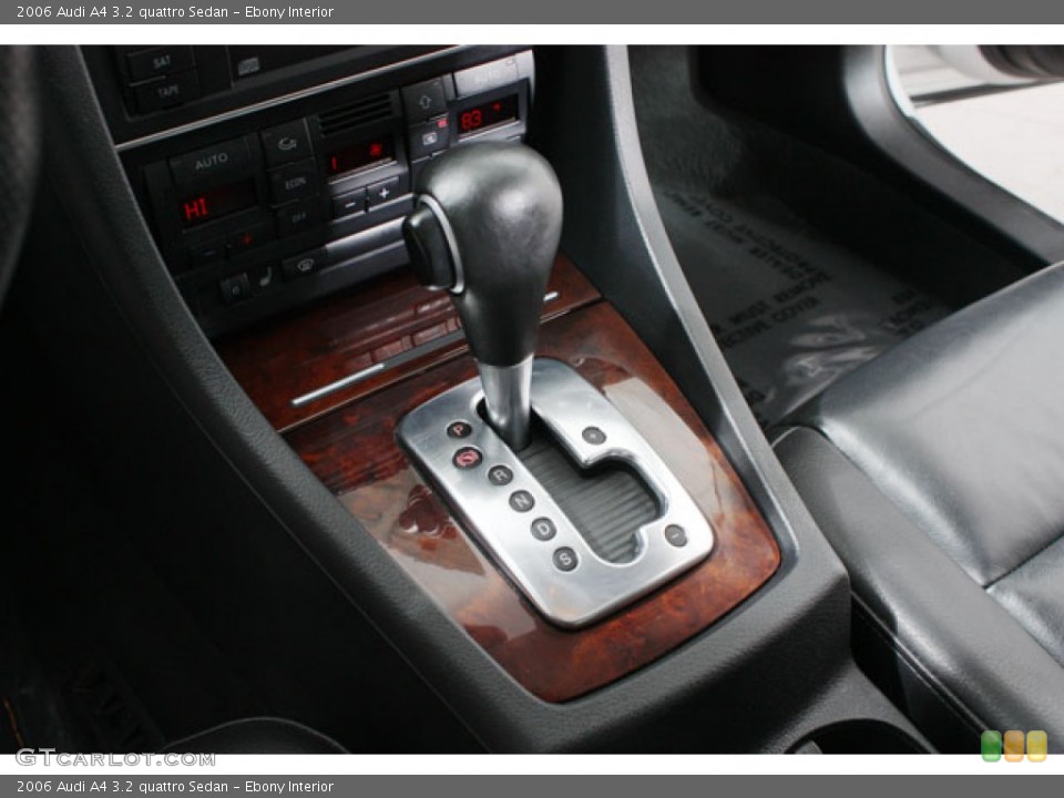 Ebony Interior Transmission for the 2006 Audi A4 3.2 quattro Sedan #58016270
