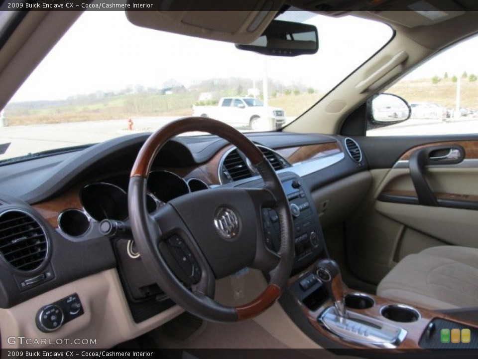 Cocoa/Cashmere Interior Dashboard for the 2009 Buick Enclave CX #58019621