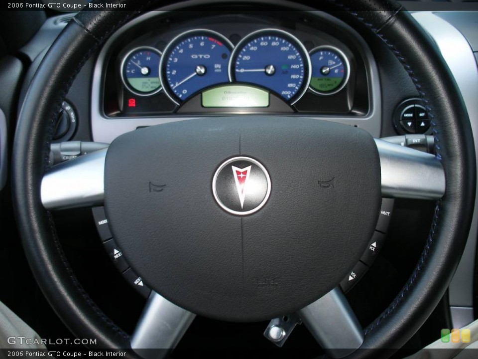 Black Interior Steering Wheel for the 2006 Pontiac GTO Coupe #58019723