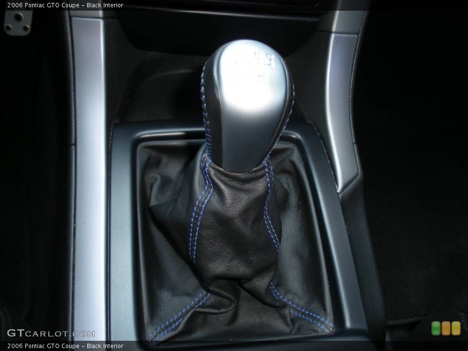 Black Interior Transmission for the 2006 Pontiac GTO Coupe #58019750