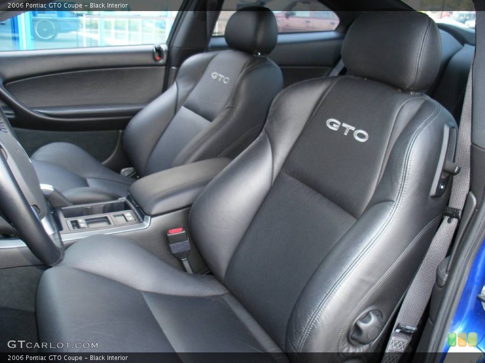 Black Interior Photo for the 2006 Pontiac GTO Coupe #58019768