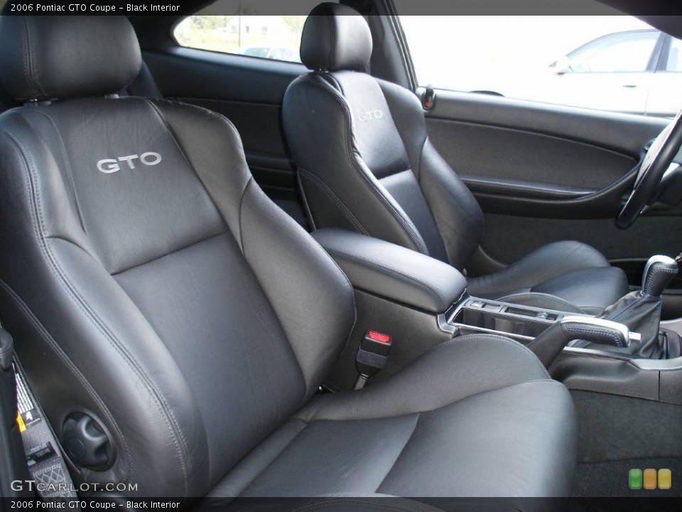Black Interior Photo for the 2006 Pontiac GTO Coupe #58019777