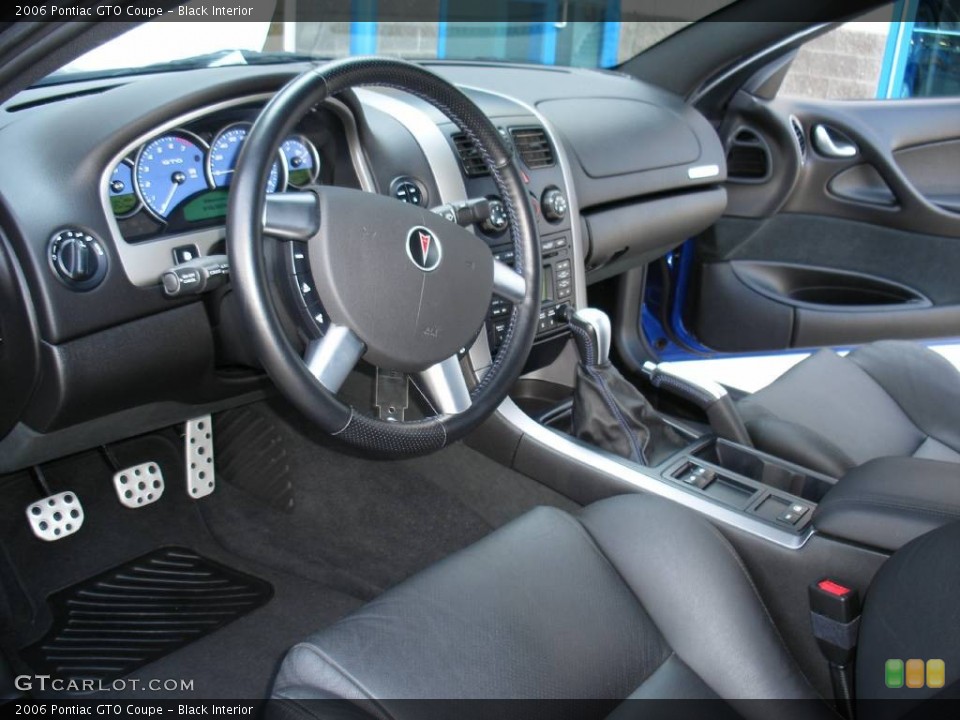 Black Interior Prime Interior for the 2006 Pontiac GTO Coupe #58019786