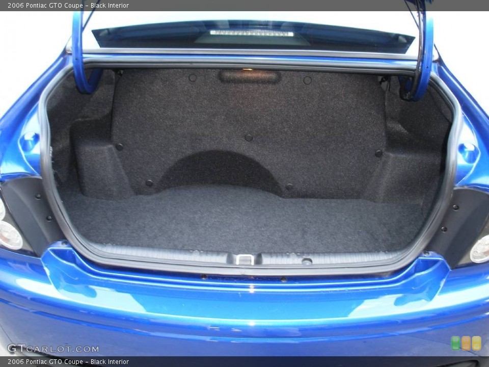 Black Interior Trunk for the 2006 Pontiac GTO Coupe #58019831