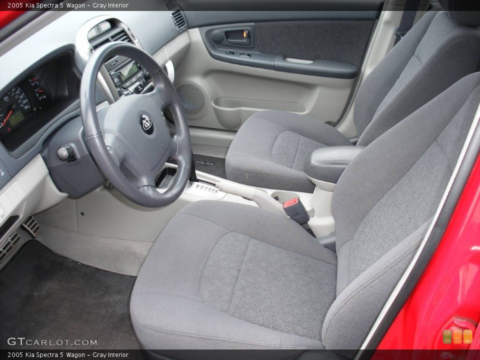 Gray Interior Photo for the 2005 Kia Spectra 5 Wagon #58020212