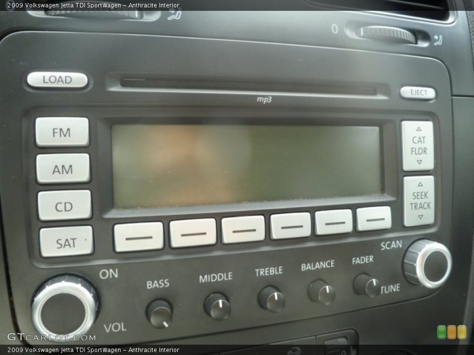 Anthracite Interior Audio System for the 2009 Volkswagen Jetta TDI SportWagen #58024333