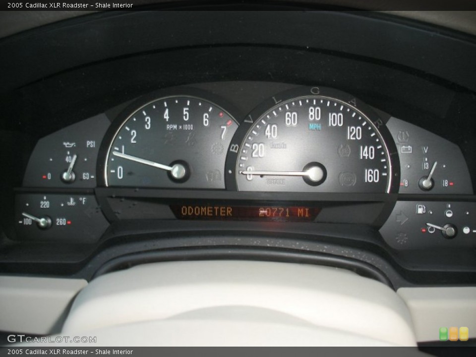 Shale Interior Gauges for the 2005 Cadillac XLR Roadster #58025168