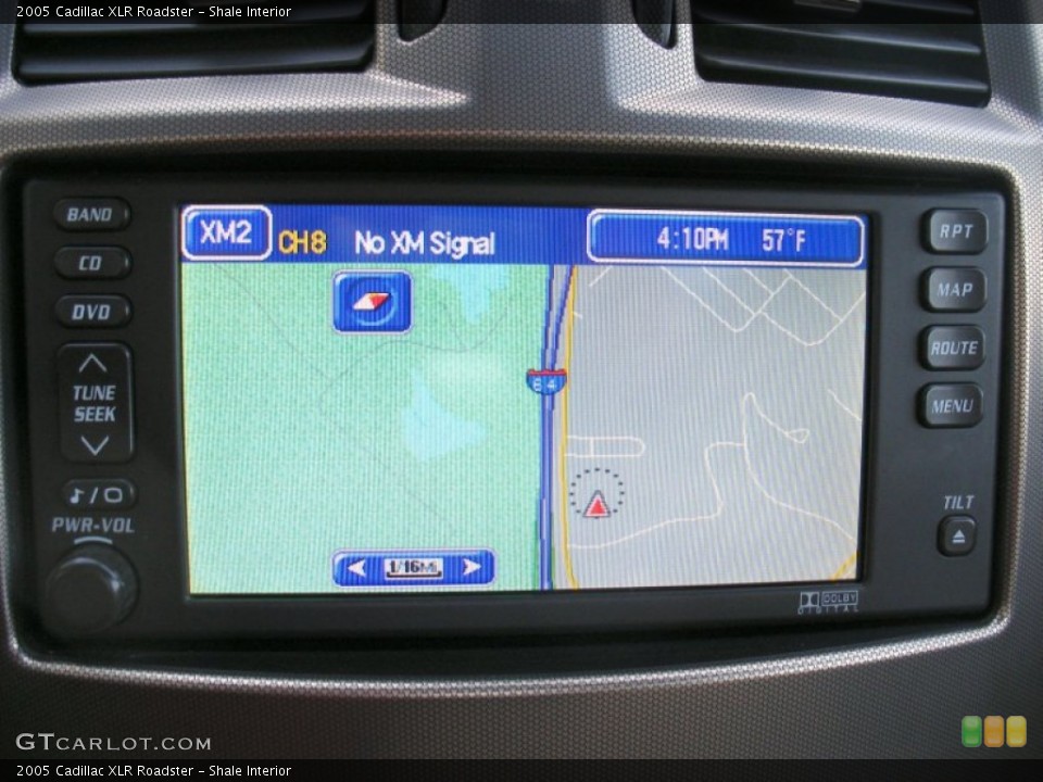 Shale Interior Navigation for the 2005 Cadillac XLR Roadster #58025306