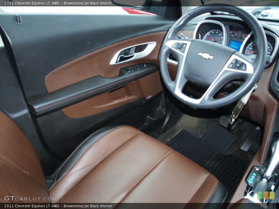 Brownstone/Jet Black Interior Photo for the 2011 Chevrolet Equinox LT AWD #58025597