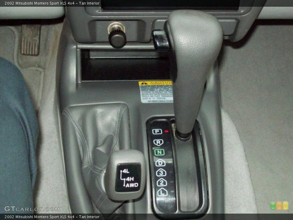 Tan Interior Transmission for the 2002 Mitsubishi Montero Sport XLS 4x4 #58025708