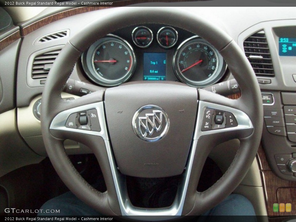 Cashmere Interior Steering Wheel for the 2012 Buick Regal  #58026746