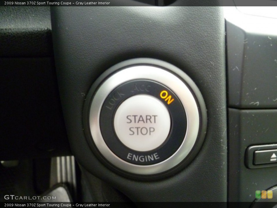 Gray Leather Interior Controls for the 2009 Nissan 370Z Sport Touring Coupe #58031984