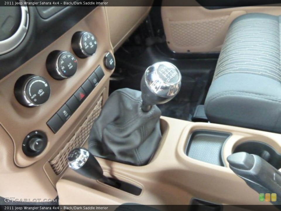 Black/Dark Saddle Interior Transmission for the 2011 Jeep Wrangler Sahara 4x4 #58034033